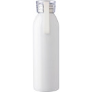 Botella de acero inoxidable reciclado 650ml con asa de silicona