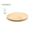 Posavasos redondo de bambú