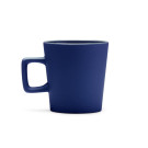 Taza de cerámica acabado mate y asa cuadrada 300ml