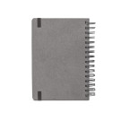 Agenda diaria A5 de cuero con anillas