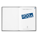Agenda diaria A5 de cuero con anillas