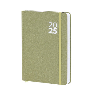 Agenda diaria A5 de cartón reciclado con distintivo Eco 2