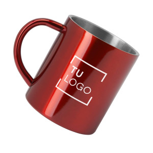 Taza metálica de doble pared 290ml
