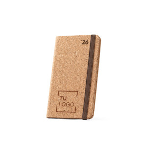 Agenda de corcho tamaño bolsillo | Agendas Personalizadas