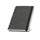 Agenda A5 diaria con anillas y cinta de cierre