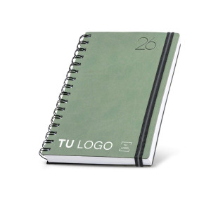 Agenda A5 diaria con anillas y cinta de cierre 2