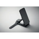 Cargador inalámbrico 3 en 1 para smartphone, auriculares y smartwatch