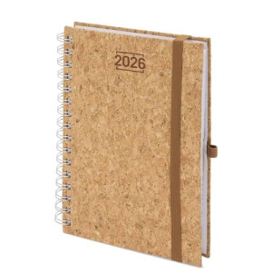 Agenda de Corcho con Anillas