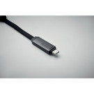 Cable USB-C y llavero con cierre magnético