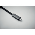 Cable USB-C y llavero con cierre magnético