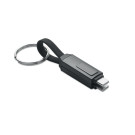 Cable USB-C y llavero con cierre magnético