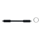 Cable USB-C y llavero con cierre magnético