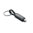 Cable USB-C y llavero con cierre magnético