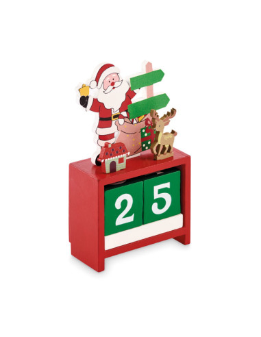 Calendario cuentra atrás de Navidad