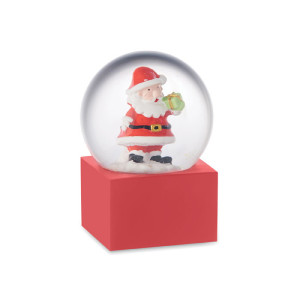 Bola de nieve de cristal de Papá Noel