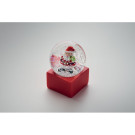 Bola de nieve de cristal de Papá Noel