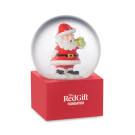 Bola de nieve de cristal de Papá Noel
