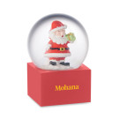 Bola de nieve de cristal de Papá Noel