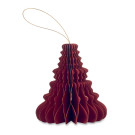 Árbol de Navidad de papel plegable para colgar