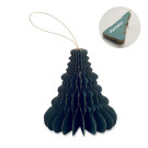Árbol de Navidad de papel plegable para colgar