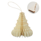 Árbol de Navidad de papel plegable para colgar