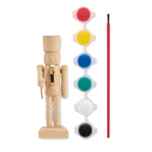 Set de cascanueces de madera para pintar