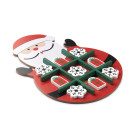 Tres en raya navideño de madera