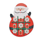 Tres en raya navideño de madera