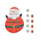 Tres en raya navideño de madera