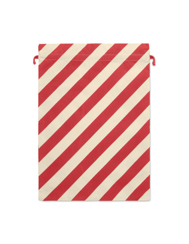 Bolsa saco de algodón navideña grande Bolsa saco de algodón navideña grande