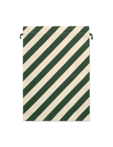 Bolsa saco de algodón navideña grande Bolsa saco de algodón navideña grande