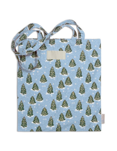 Bolsa navideña de algodón reciclado Bolsa navideña de algodón reciclado