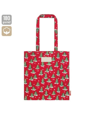 Bolsa navideña de algodón reciclado
