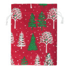 Bolsa de regalo navideña mediana Snowy