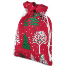 Bolsa de regalo navideña mediana Snowy