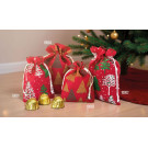 Bolsa saco de Navidad mediana