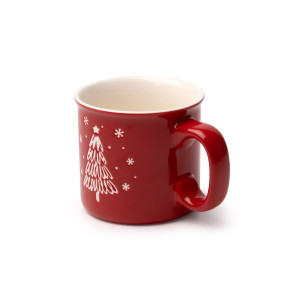 Taza con árbol de Navidad bajo relieve 280ml