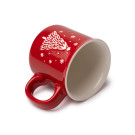 Taza con árbol de Navidad bajo relieve 280ml