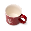 Taza con árbol de Navidad bajo relieve 280ml
