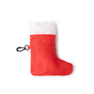 Bolsa plegable con forma de calcetín de Navidad
