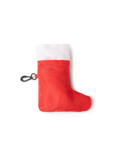 Bolsa plegable con forma de calcetín de Navidad
