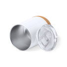 Vaso térmico para sublimación de acero inox con base de corcho 330ml