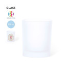 Vaso de cristal para sublimación acabado mate 330ml