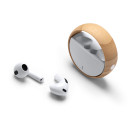 Auriculares inalámbricos con estuche de carga en ABS reciclado y bambú