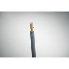 Bolígrafo de aluminio reciclado y pulsador de bambú