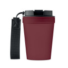 Vaso de polipropileno con cuerda de RPET y tapa