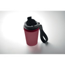 Vaso de polipropileno con cuerda de RPET y tapa