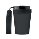 Vaso de polipropileno con cuerda de RPET y tapa