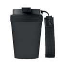 Vaso de polipropileno con cuerda de RPET y tapa