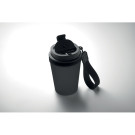 Vaso de polipropileno con cuerda de RPET y tapa